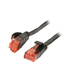 Synergy 21 Patchkabel RJ45 Cat6 250Mhz schwarz UTP U/UTP PVC Flach - Kabel - Netzwerk