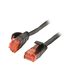 Synergy 21 Patchkabel RJ45, CAT6 250Mhz, 2m schwarz, UTP(U/UTP), PVC, Flach
