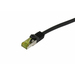 Synergy 21 Patchkabel RJ45 - CAT6A 500Mhz,15m - schwarz - S-STP(S/FTP) - PUR Indoor/Outdoor/Indu - 15 m - Cat6a - S/FTP (S-STP) - RJ-45 - RJ-45 - Schwarz