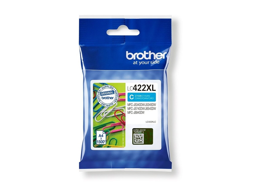 Brother LC422XLC - Hohe Ergiebigkeit - Cyan