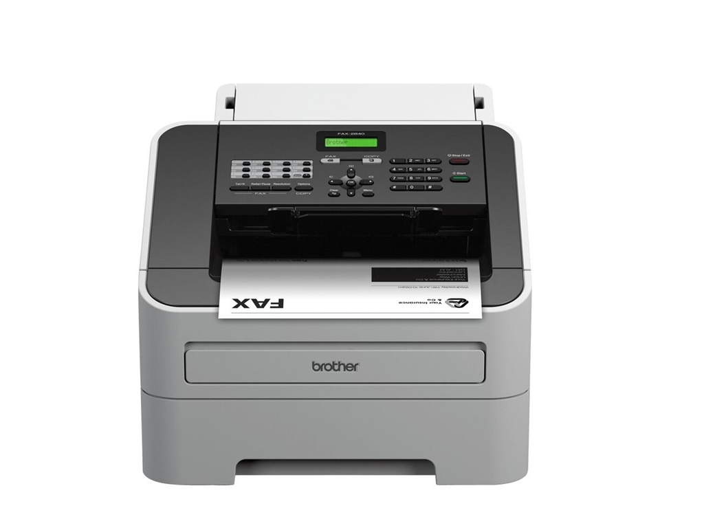 Brother FAX-2840 - Faxgerät / Kopierer - s/w - Laser - 215.9 x 355.6 mm (Original)
