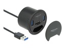 Delock Hub - 2 x USB 3.2 Gen 1 - für Unterputzmontage