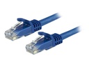 StarTech.com 7m CAT6 Ethernet Cable, 10 Gigabit Snagless RJ45 650MHz 100W PoE Patch Cord, CAT 6 10GbE UTP Network Cable w/Strain Relief, Blue, Wiring is UL Certified/TIA - Category 6 - 24AWG (N6PATC7MBL)