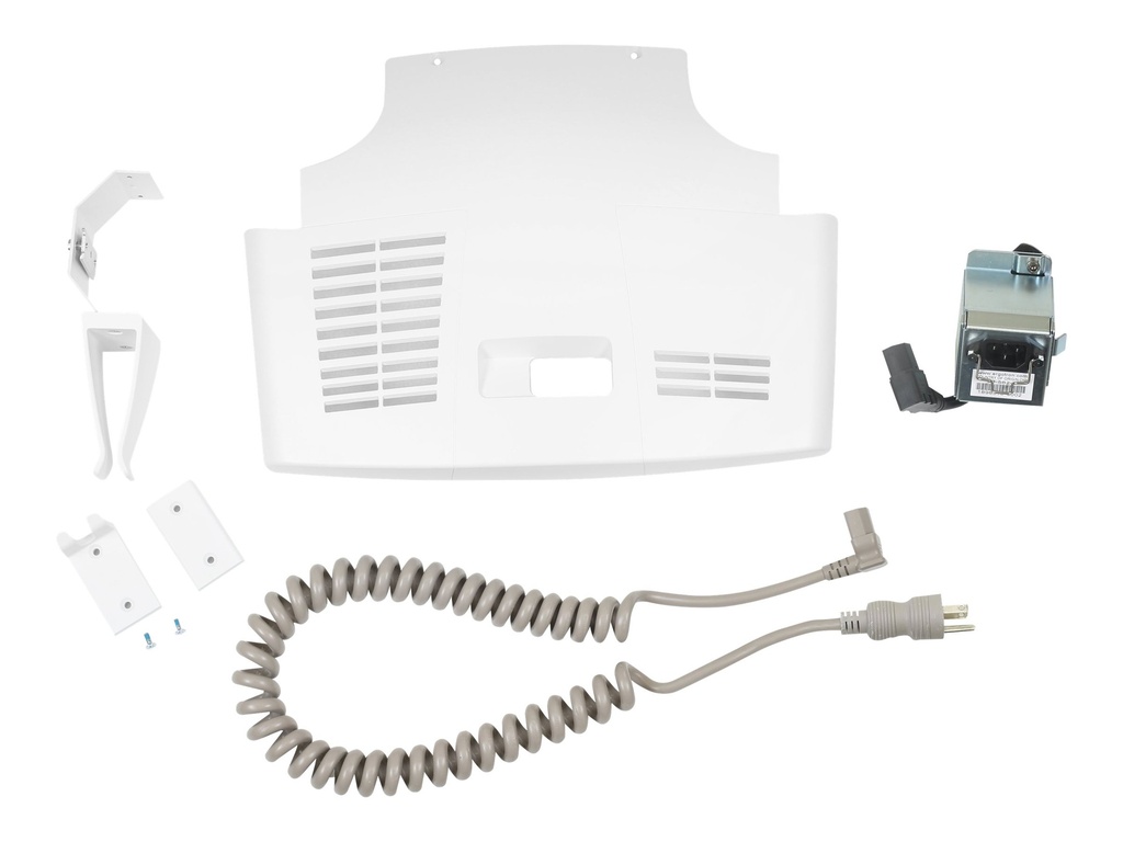 Ergotron Befestigungskit (Rückwand, Seilhalter, Scanner-Halter, T-Slot-Halterung, Befestigungsmaterialien) - für Medizinwagen - medizinisch - Wagenmontage (hinten)
