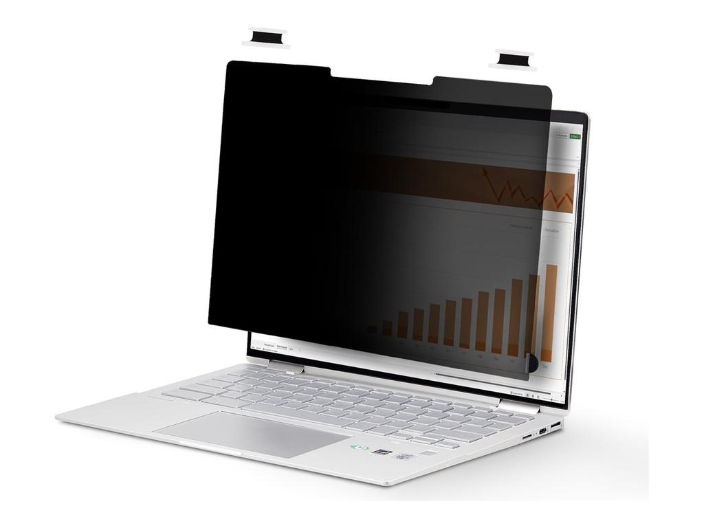 StarTech.com 14" 16:10 Laptop-Touch Blickschutzfilter, Flip-Over - Blickschutzfilter für Notebook - Klebestreifen, Schiebelaschen, Flexi-Scharniere - 40.6 cm (16")