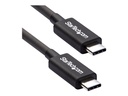 StarTech.com StarTech 50cm (1.6ft) Thunderbolt 3 Cable, 40Gbps, 100W PD, 4K/5K Video, Thunderbolt-Certified, Compatible w/ TB4/USB 3.2/DisplayPort - Thunderbolt-Kabel - USB-C (M)
