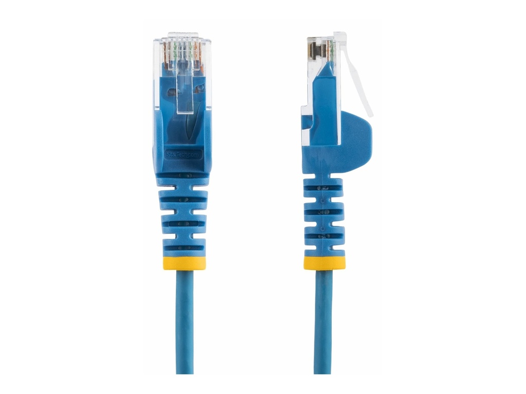 StarTech.com 1.5m Slim LSZH CAT6 Ethernet Cable, 10 Gigabit Snagless RJ45 100W PoE Patch Cord, CAT 6 10GbE UTP Network Cable w/Strain Relief, Blue, ETL, Low Smoke Zero Halogen - Category 6 - 28AWG (N6PAT150CMBLS)