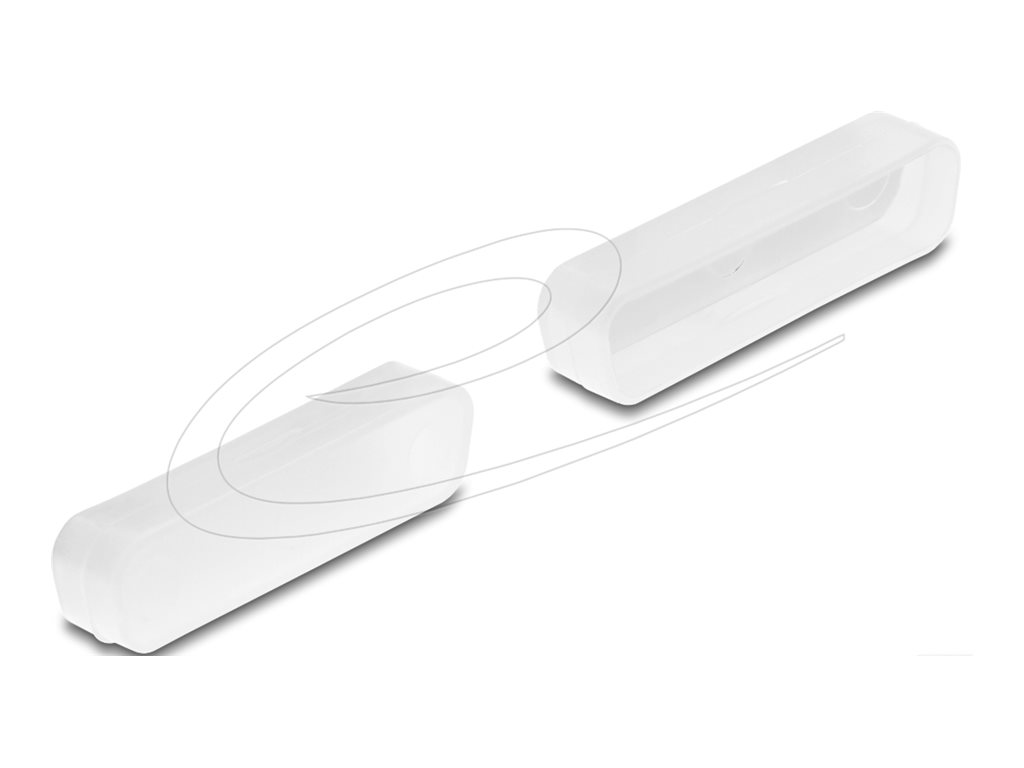 Delock Schutzumschlag - for D-Sub 25 male - durchsichtig (Packung mit 2)