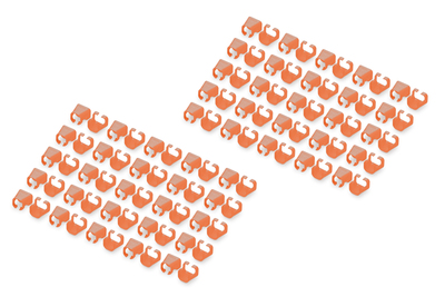 DIGITUS Farbclips für Patchkabel -  Orange