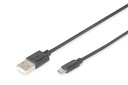 DIGITUS USB-A  Micro-B Anschlusskabel, 1,8m