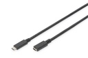 DIGITUS USB-C Verlängerungskabel,  USB-C - USB-C