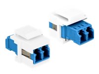 Delock Keystone-Koppler - LC Single-Modus (W)