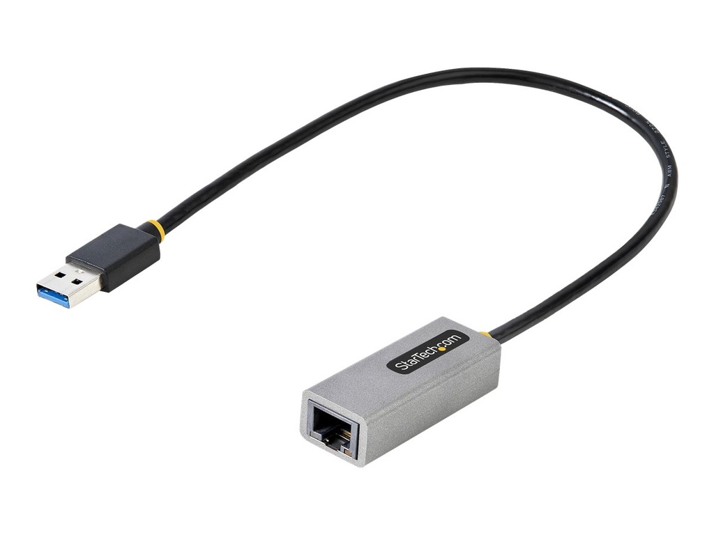 StarTech.com Startech USB 3.0 Gigabit Ethernet Adapter, USB 3.0 zu 10/100/1000 Netzwerkadapter für Laptops, 30cm angeschlossenes Kabel, USB zu RJ45/LAN Adapter, NIC Adapter, Win, MacOS und Chrome  (USB31000S2)