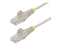 StarTech.com 50cm Slim LSZH CAT6 Ethernet Cable, 10 Gigabit Snagless RJ45 100W PoE Patch Cord, CAT 6 10GbE UTP Network Cable w/Strain Relief, Grey, ETL, Low Smoke Zero Halogen - Category 6 - 28AWG (N6PAT50CMGRS)