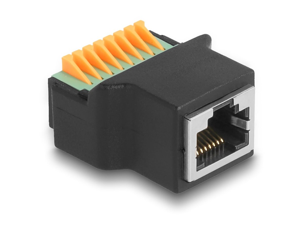 Delock Netzwerkadapter - RJ-45 (W) zu Klemmleiste