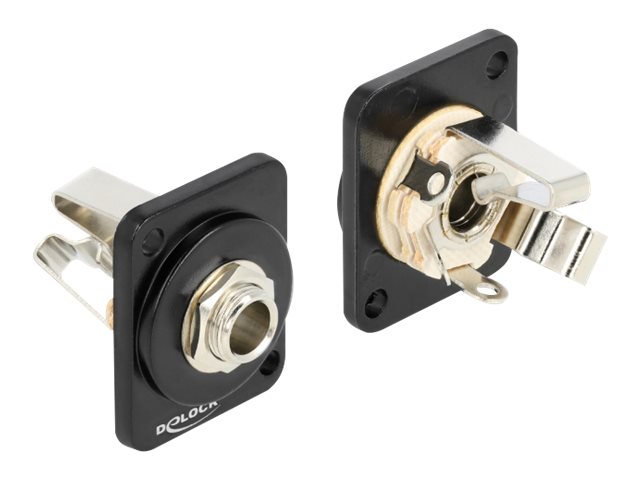 Delock D-Type Module 6.35 mm 3 pin stereo jack