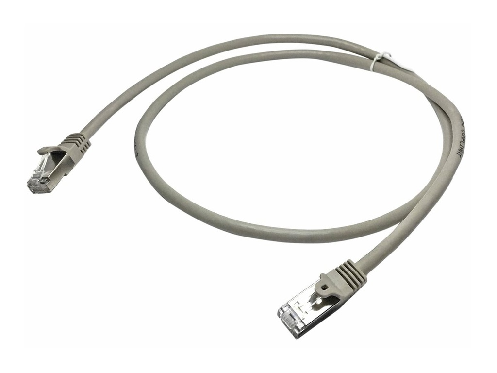 StarTech.com Startech 1m CAT6 Ethernet Cable, 10 Gigabit Shielded Snagless RJ45 100W PoE Patch Cord, CAT 6 10GbE SFTP Network Cable w/Strain Relief, Grey, Wiring is UL Certified/TIA - Category 6 - 26AWG (N6SPAT1MGR)