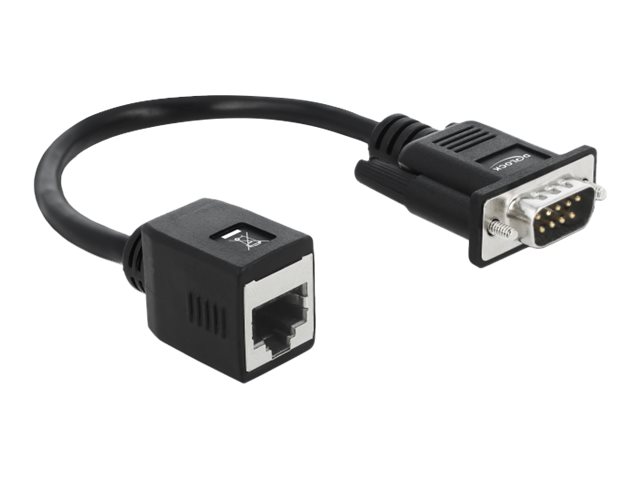 Delock Serieller Adapter - DB-9 (M) zu RJ-45 (W)