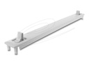 Delock Abdeckplatte - gray (RAL 7035) - 1U - 48.3 cm (19")