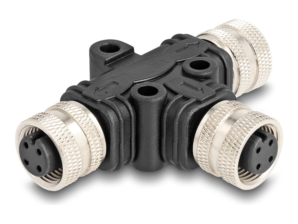 Delock Netzwerk-Splitter - M12 (4-polig) (W)