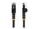 StarTech.com 7m CAT6 Ethernet Cable, 10 Gigabit Snagless RJ45 650MHz 100W PoE Patch Cord, CAT 6 10GbE UTP Network Cable w/Strain Relief, Black, Wiring is UL Certified/TIA - Category 6 - 24AWG (N6PATC7MBK)