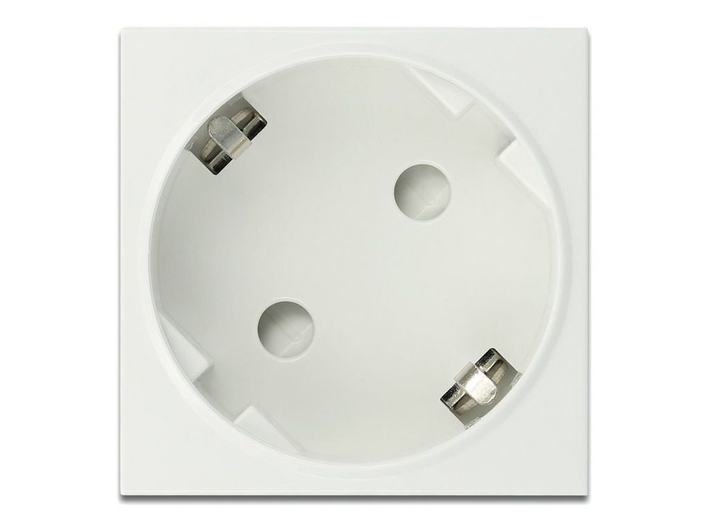Delock Easy 45 - Steckdose - 2P - Typ F - mit