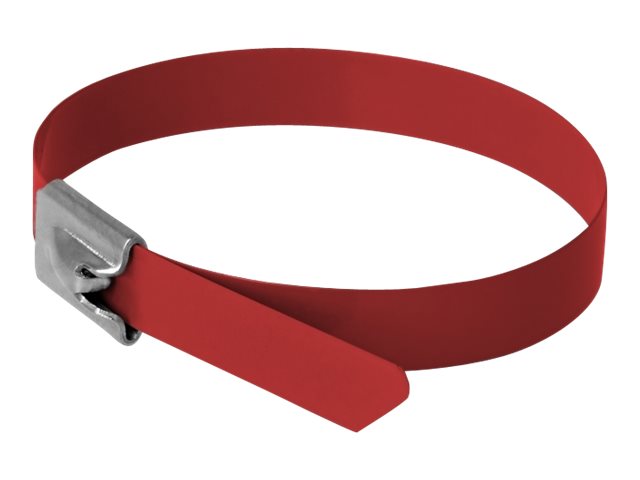 Delock Kabelbinder - 40 cm - Rot (Packung mit