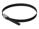 Delock Kabelbinder - 40 cm - Schwarz (Packung