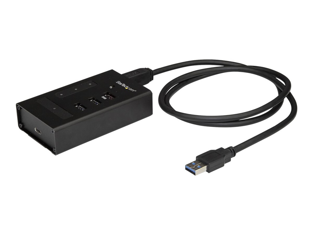 StarTech.com Startech 4 Port USB Hub - Metall - USB-A zu 3x USB-A und 1x USB-C