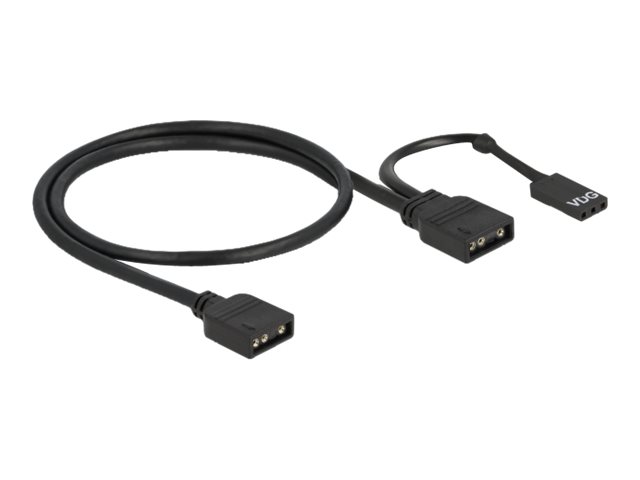 Delock RGB-LED-Kabel - 3-polig ARGB (W) zu 3-polig ARGB, VDG-Anschluss (W)