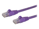 StarTech.com Startech 10m CAT6 Ethernet Cable, 10 Gigabit Snagless RJ45 650MHz 100W PoE Patch Cord, CAT 6 10GbE UTP Network Cable w/Strain Relief, Purple, Wiring is UL Certified/TIA - Category 6 - 24AWG (N6PATC10MPL)