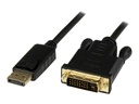 StarTech.com StarTech 90cm Aktives DisplayPort auf DVI Kabel - Stecker/Stecker - DP zu DVI Adapter/ Konverter - 1920x1200 / 1080p - Schwarz - DisplayPort-Kabel - DisplayPort (M)