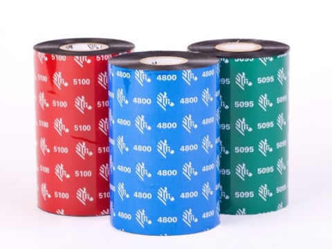 Zebra 5095 Resin - Schwarz - 40 mm x 450 m - Thermotransfer-Farbband (Packung mit 6)