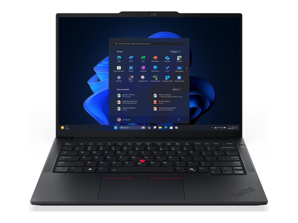 Lenovo ThinkPad E14 Gen 8 21Y2 - AMD Ryzen AI 7 345 / 2 GHz - Win 11 Pro - Radeon 840M - 32 GB RAM - 1 TB SSD TCG Opal Encryption 2, NVMe - 35.6 cm (14")