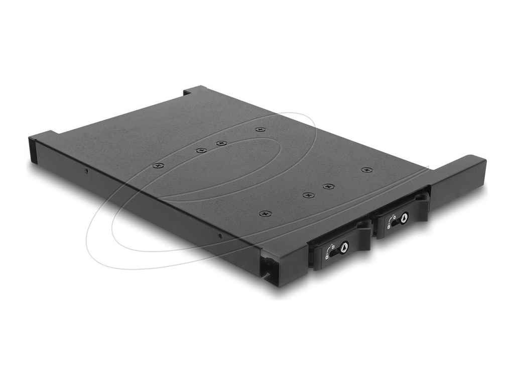 Delock Mobiles Speicher-Rack - M.2 - Schwarz