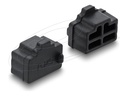 Delock Staubschutz f. RJ45 Buchse Silikon 10 St. schwarz
