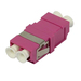 Synergy 21 LWL-Kupplung LC-Buchse/LC-Buchse 50/125u Multimode duplex PVC violett ohne - Multimode-Faser - Duplex