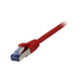Synergy 21 Patchkabel RJ45 CAT6A 500Mhz rot S-STP S/FTP Komponent getestet GHMT - Kabel - Netzwerk