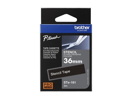 [STE161] Brother STe-161 - Schwarz - Rolle (3,6 cm x 3 m) 1 Kassette(n) Stempelband