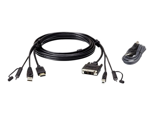 [2L-7D02DHX2] ATEN 2L-7D02DHX2 - Video- / USB- / Audio-Kabel