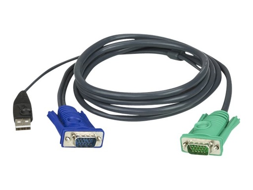 [2L-5203U] ATEN Micro-Lite 2L-5203U - Tastatur- / Video- / Maus- (KVM-)