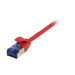 [S217342V2] Synergy 21 Patchkabel RJ45 CAT6A 500Mhz rot U/FTP slimline rund d - Kabel - Netzwerk