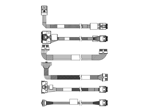 [4X97A84620] Lenovo Speicherkabelkit - für 4 x 2,5" SAS/SATA