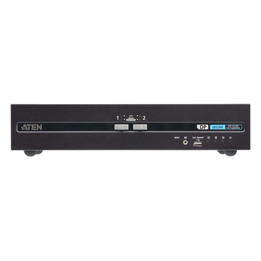 [CS1142DP4C-AT-G] ATEN USB DisplayPort Dual Display Secure KVM Switch - KVM-Umschalter - 2-Port