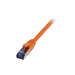 [S217255] Synergy 21 Patchkabel RJ45, CAT6A 500Mhz, 0,25m, orange, S-STP(S/FTP), TPE/LSZH(Superflex), AWG26, - Kabel - Netzwerk