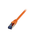 [S217254] Synergy 21 Patchkabel RJ45, CAT6A 500Mhz, 0,15m, orange, S-STP(S/FTP), TPE/LSZH(Superflex), AWG26, - Kabel - Netzwerk