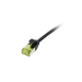 [S217310V3] Synergy 21 Patchkabel RJ45, CAT6A 500Mhz, 0,15m, schwarz, U/FTP, slimline rund d=3,8mm, TPE/LSZH(Superflex), AWG32, mit CAT7 Rohkabel, - Kabel - Netzwerk
