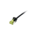 [S217314V3] Synergy 21 Patchkabel RJ45, CAT6A 500Mhz, 1,5m, schwarz, U/FTP, slimline rund d=3,8mm, TPE/LSZH(Superflex), AWG32, mit CAT7 Rohkabel, - Kabel - Netzwerk