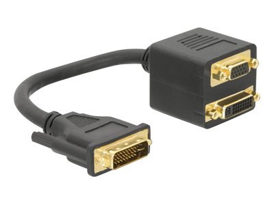 [65052] Delock VGA-Adapter - DVI-I (M) zu HD-15 (VGA)