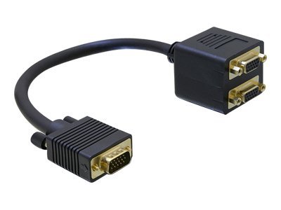 [65060] Delock VGA-Adapter - HD-15 (VGA) (M) zu HD-15 (VGA)